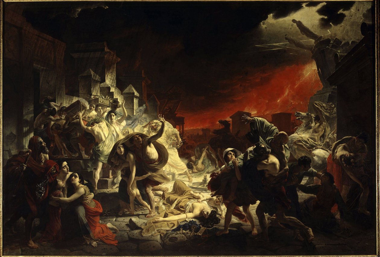 Der letzte Tag von Pompeji von Karl Pavlovich Bryullov