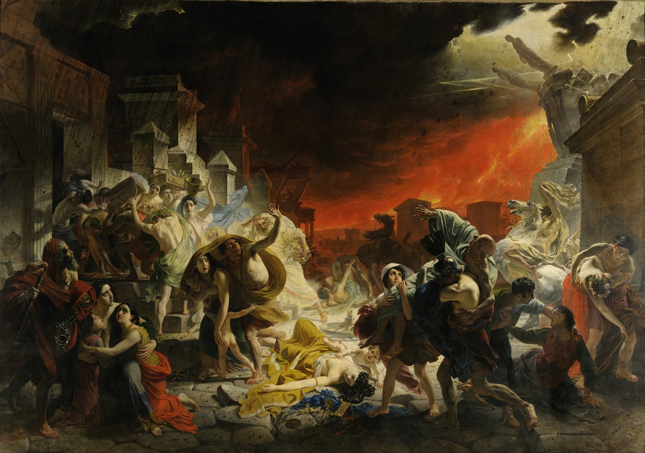 Der letzte Tag von Pompeji von Karl Pavlovich Bryullov