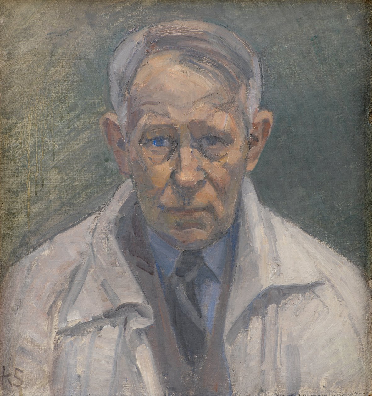 Selbstporträt von Karl Schou