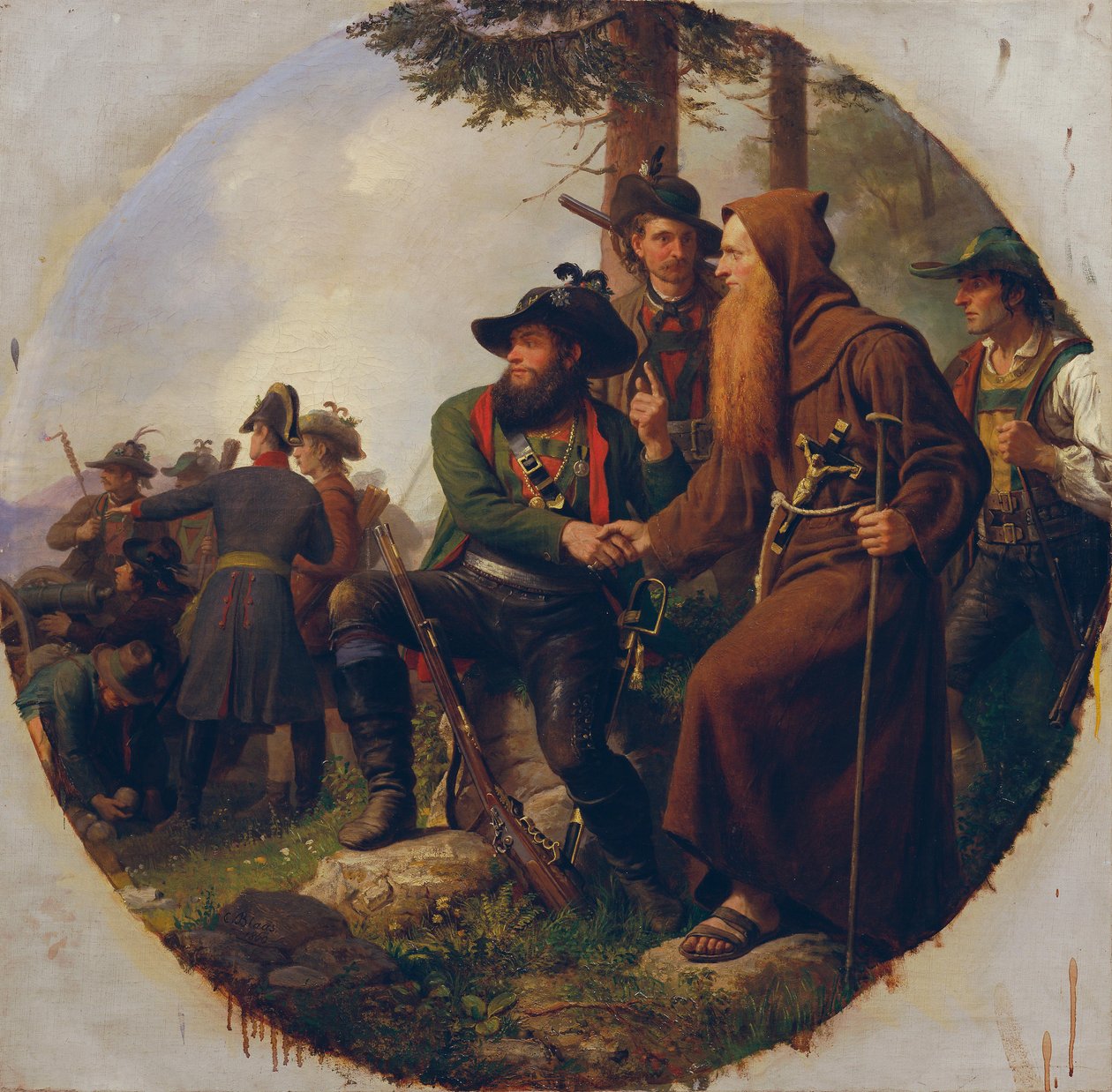 Der Kampf am Berg Isel 1809 von Karl von Blaas