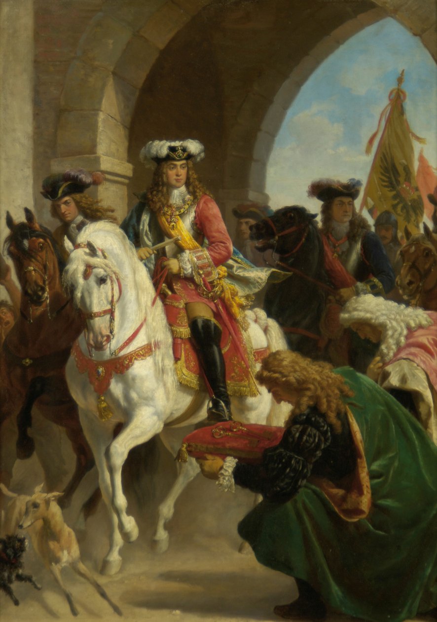 Einzug Karls III. in Madrid 1710 von Karl von Blaas