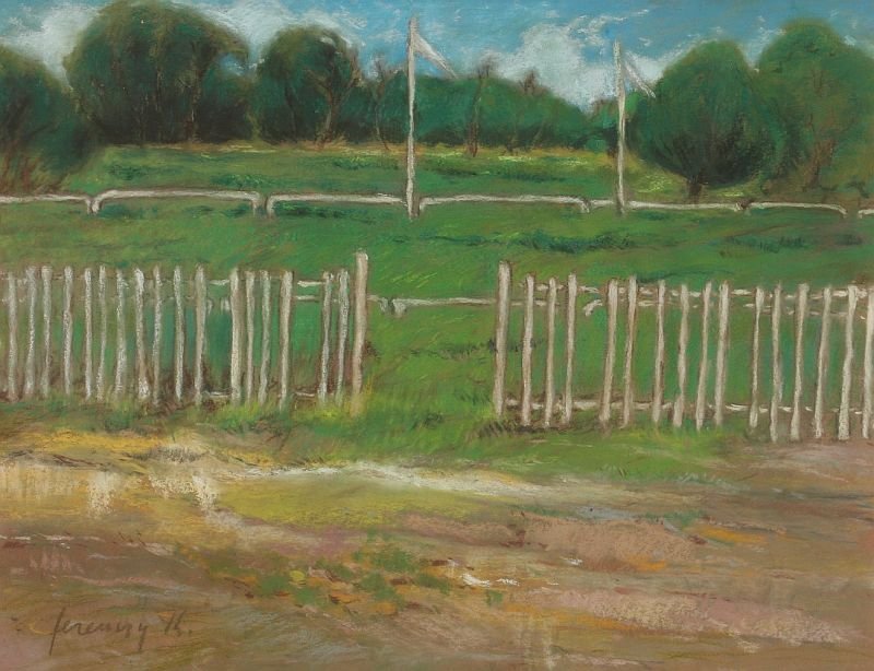 Das Rennbahn von Alag von Károly Ferenczy
