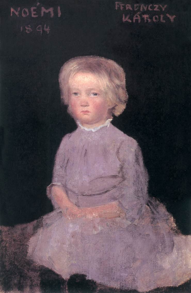 Noemi als Kind von Károly Ferenczy