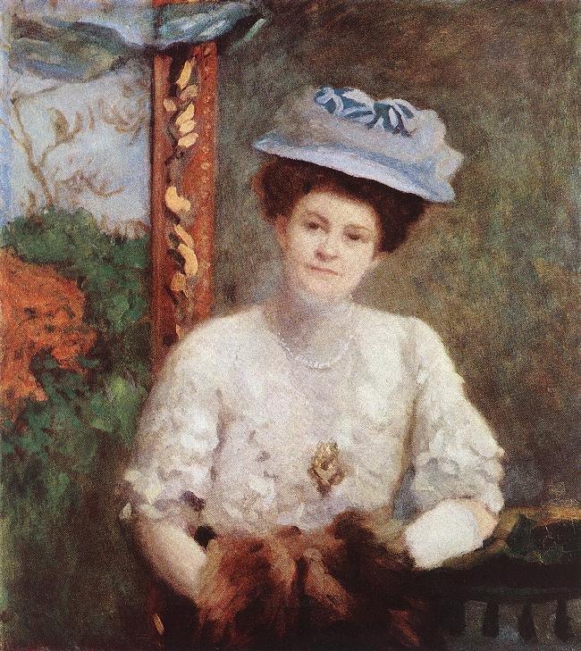 Porträt von Mrs. Vilmos Grunwald von Károly Ferenczy