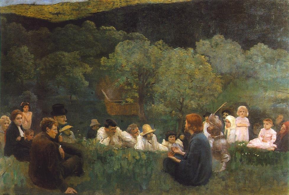 Predigt auf dem Berg von Károly Ferenczy
