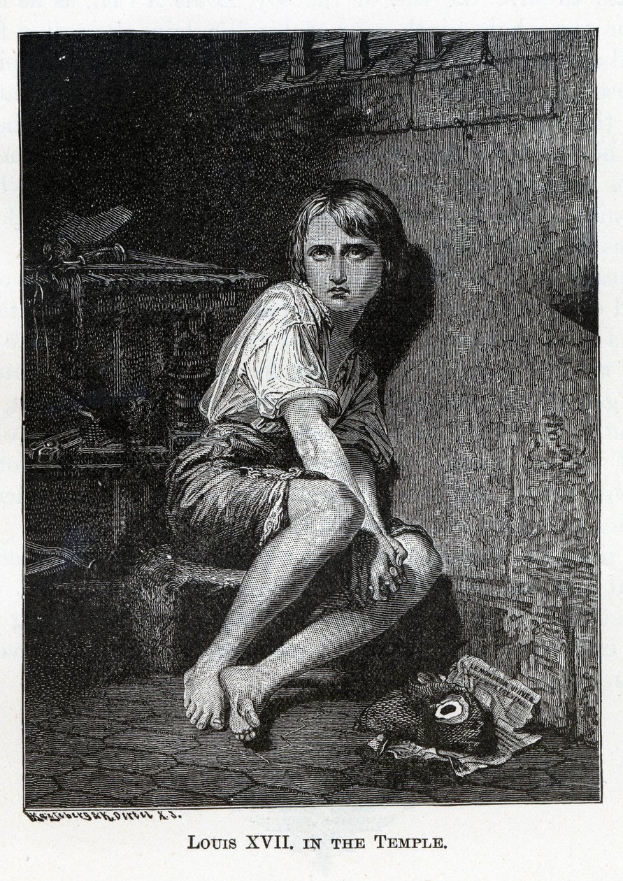 Louis XVII im Tempel, 1882 von Kaspar Oertel