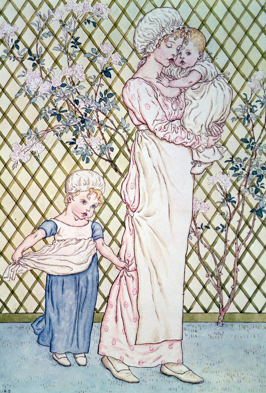 Mutter und Kind von Kate Greenaway