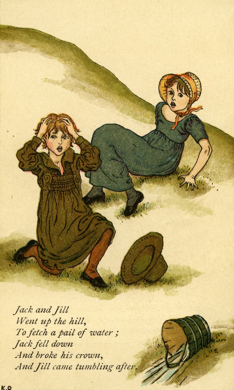Jack und Jill illustriert von Kate Greenaway