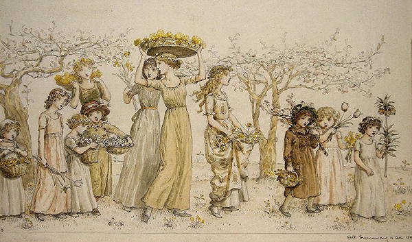 Frühling von Kate Greenaway