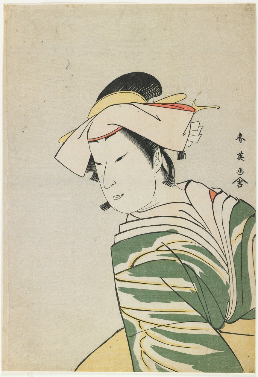 Nakamura Noshio II als Tonase, 1795 von Katsukawa Shun