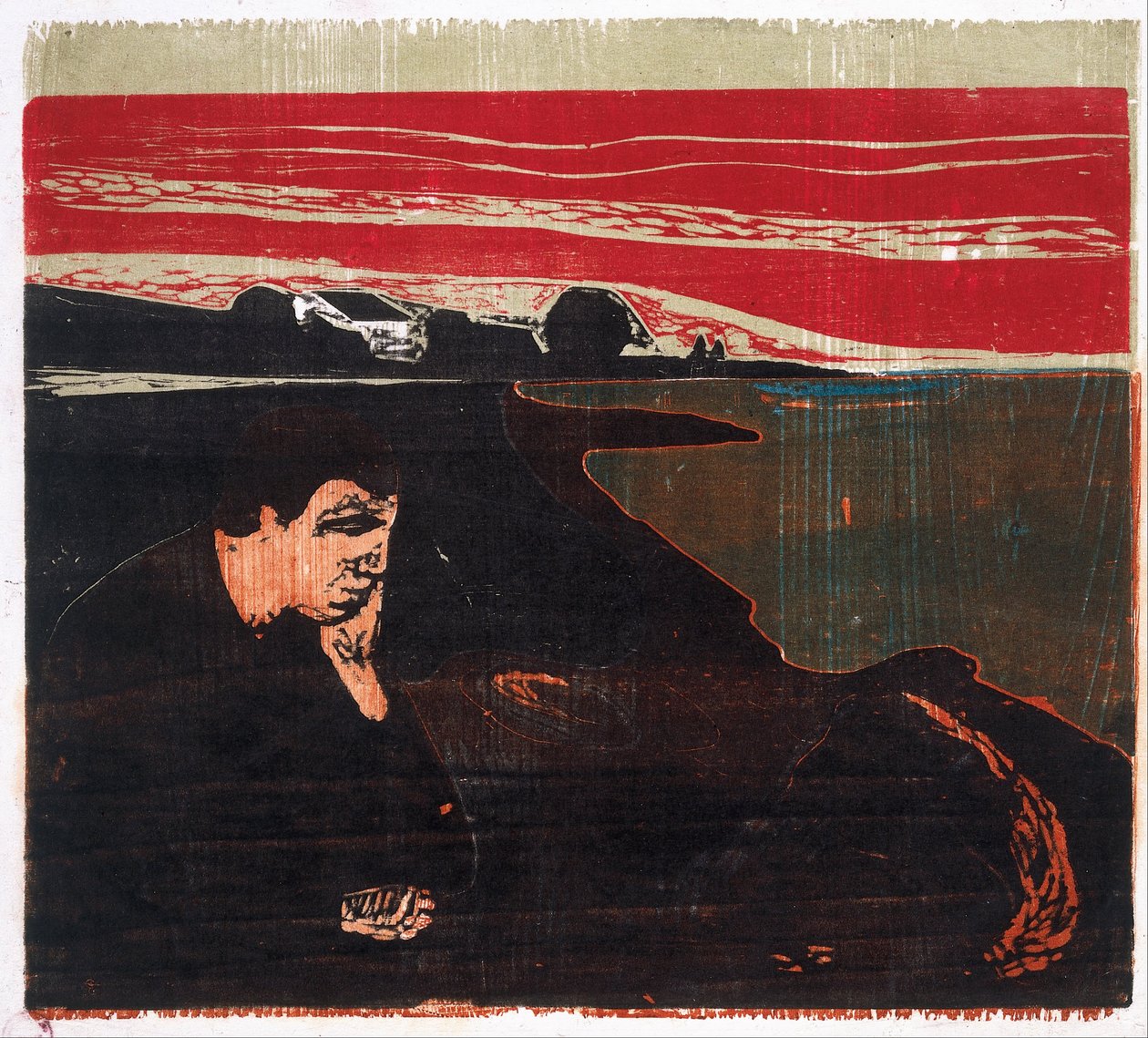 Abend. Melancholie I von Katsushika Hokusai