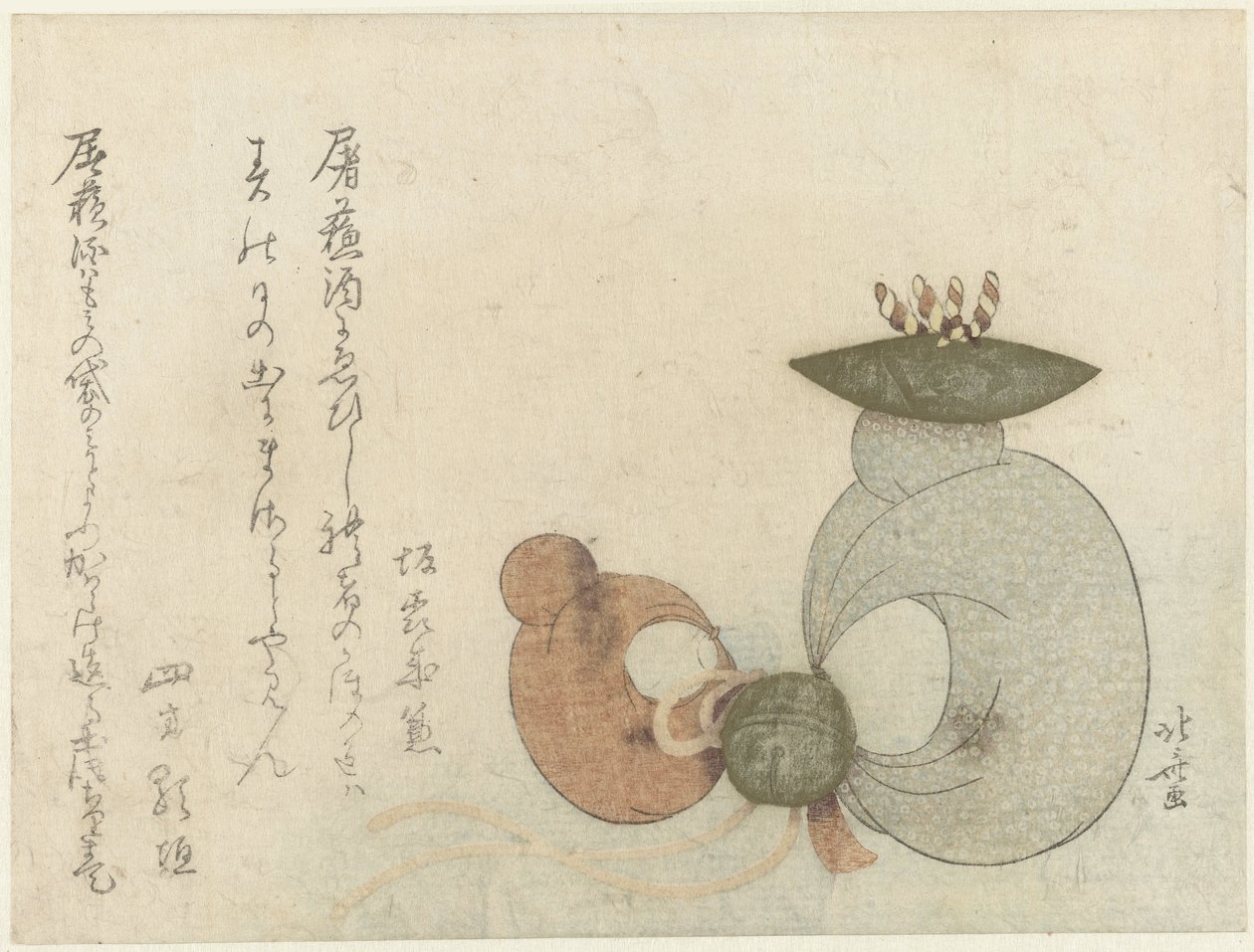Affenpuppen von Katsushika Hokusai