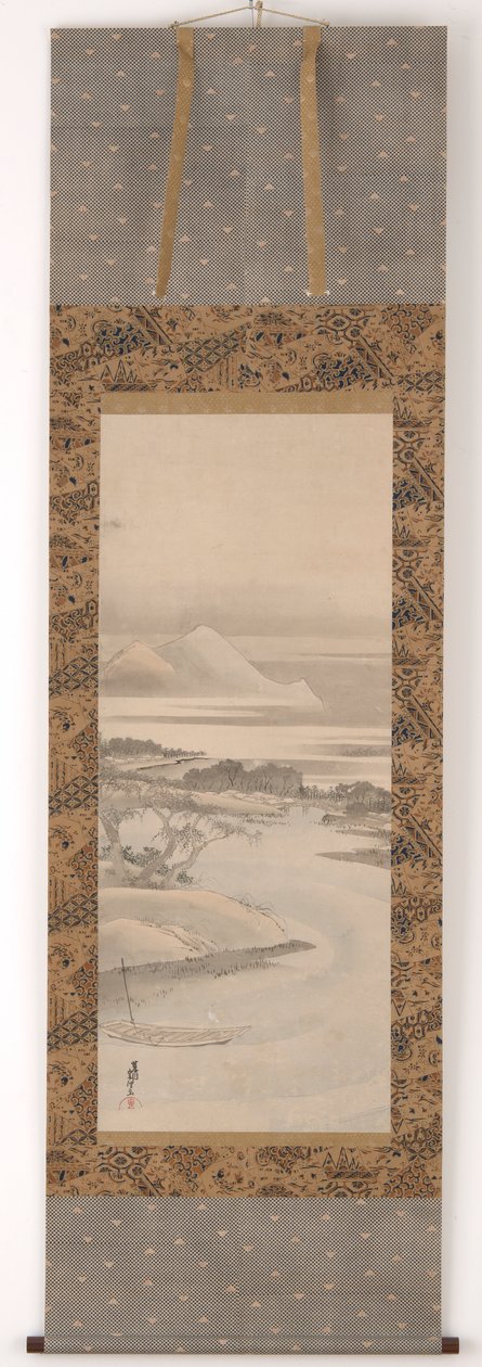 Flusslandschaft von Katsushika Hokusai
