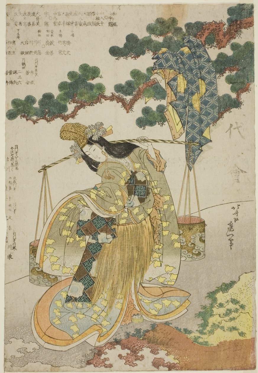 Die Salzjungfrau von Katsushika Hokusai
