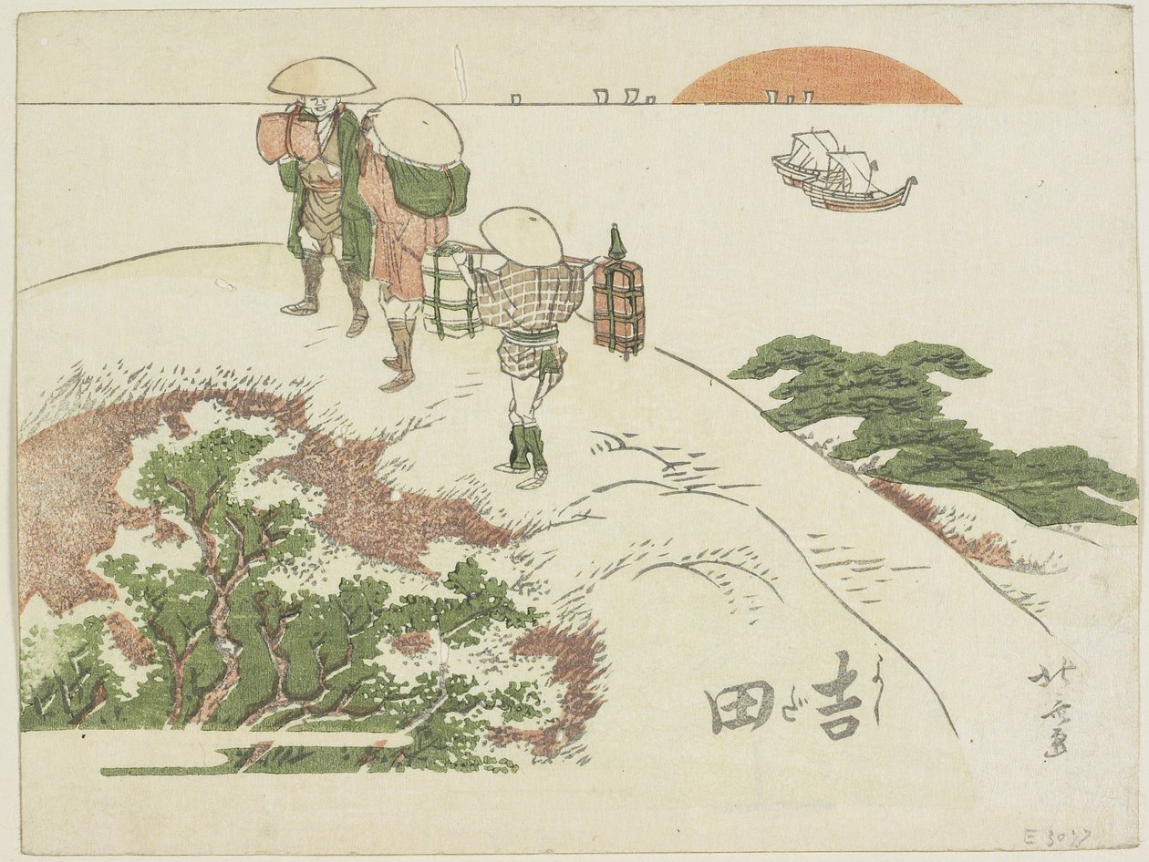 Yoshida von Katsushika Hokusai