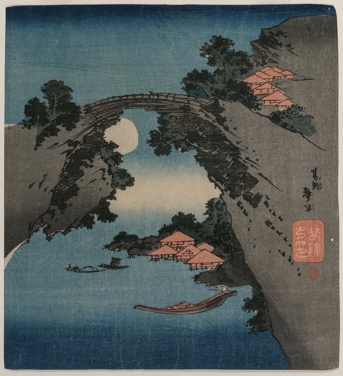 Die Affenbrücke von Katsushika Taito II