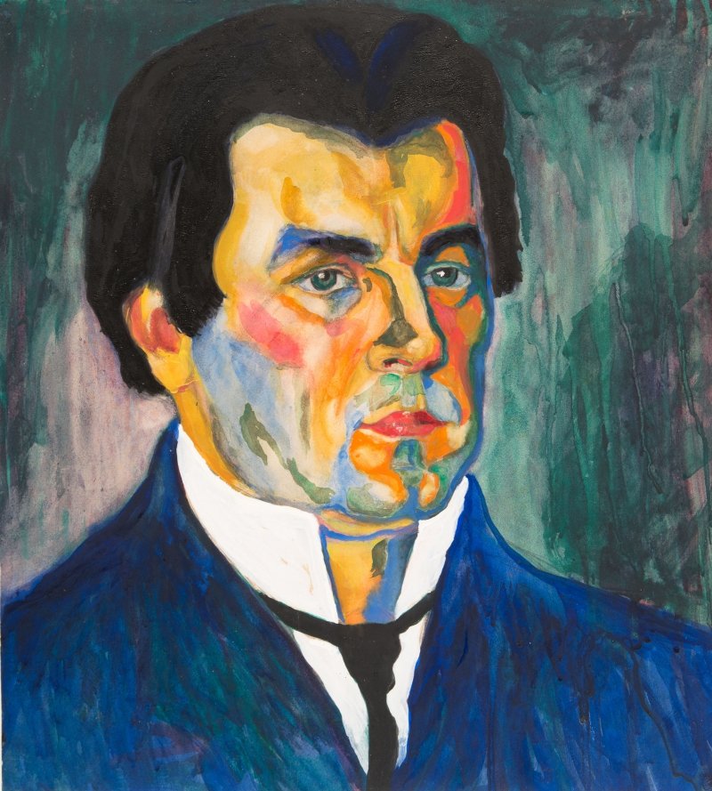 Selbstporträt von Kazimir Severinovich Malevich