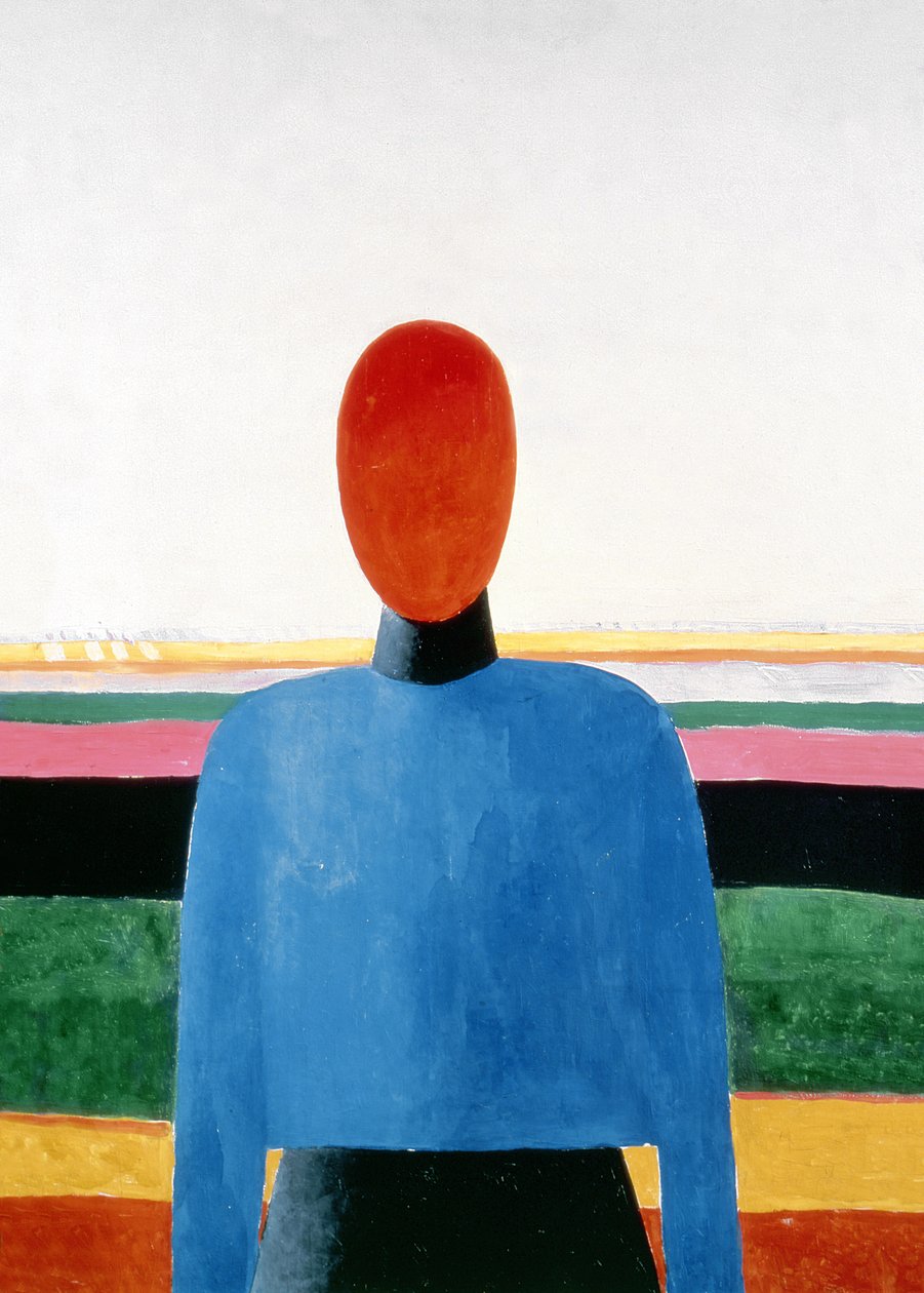 Büste einer Frau von Kazimir Severinovich Malevich