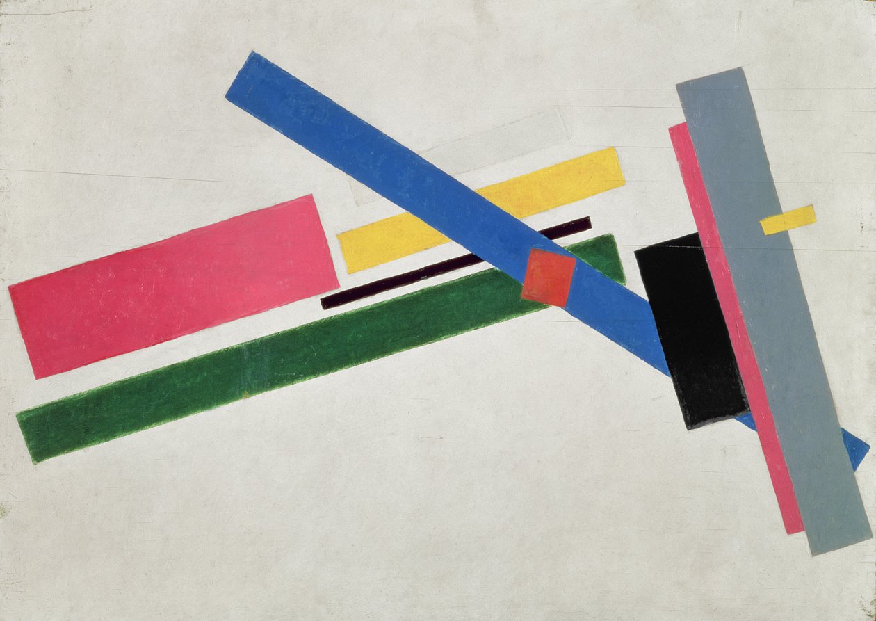 Suprematistische Konstruktion von Kazimir Severinovich Malevich