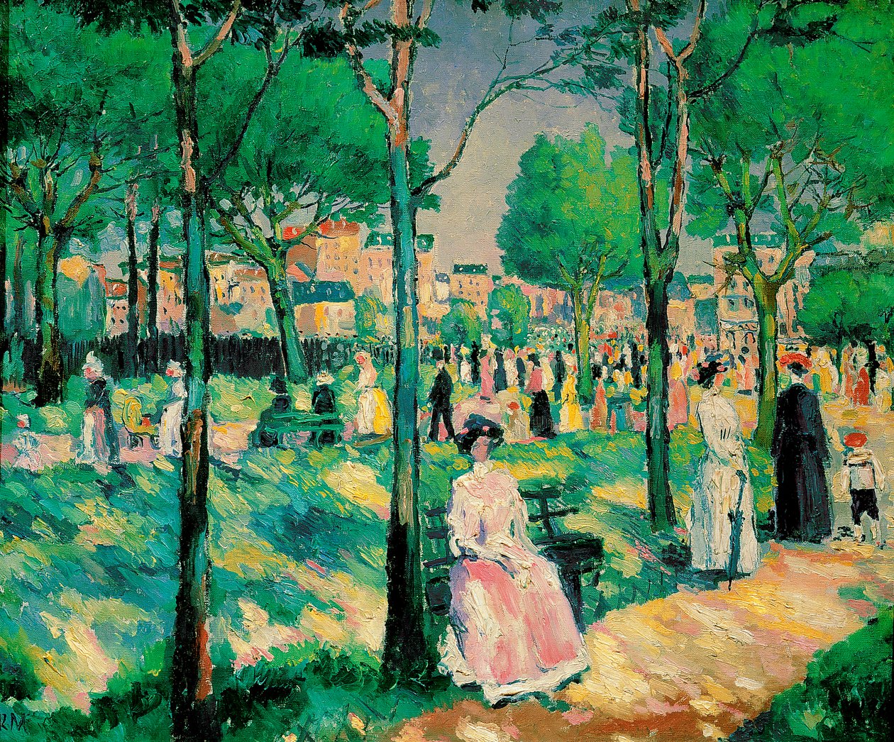 Auf dem Boulevard, 1903 von Kazimir Severinovich Malevich