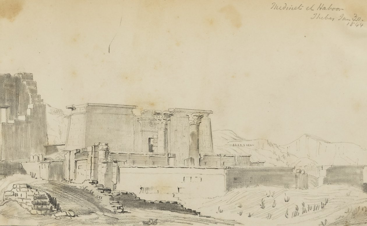 Medinet El Habu, Theben von Kellogg, Miner Kilbourne
