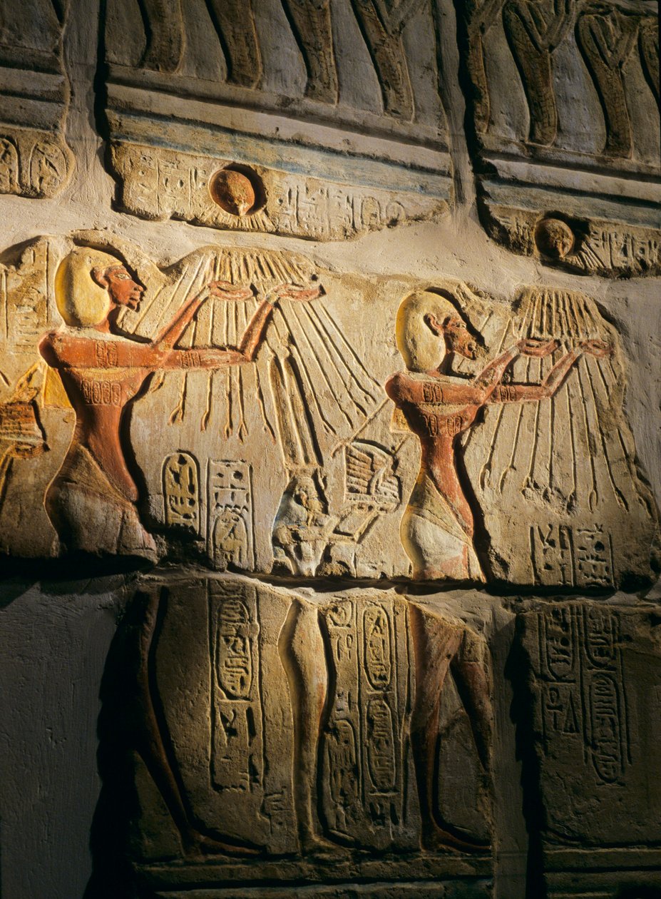 Echnaton; Amenhotep IV, Talatat-Blöcke, 2003 (Foto) von Kenneth Garrett