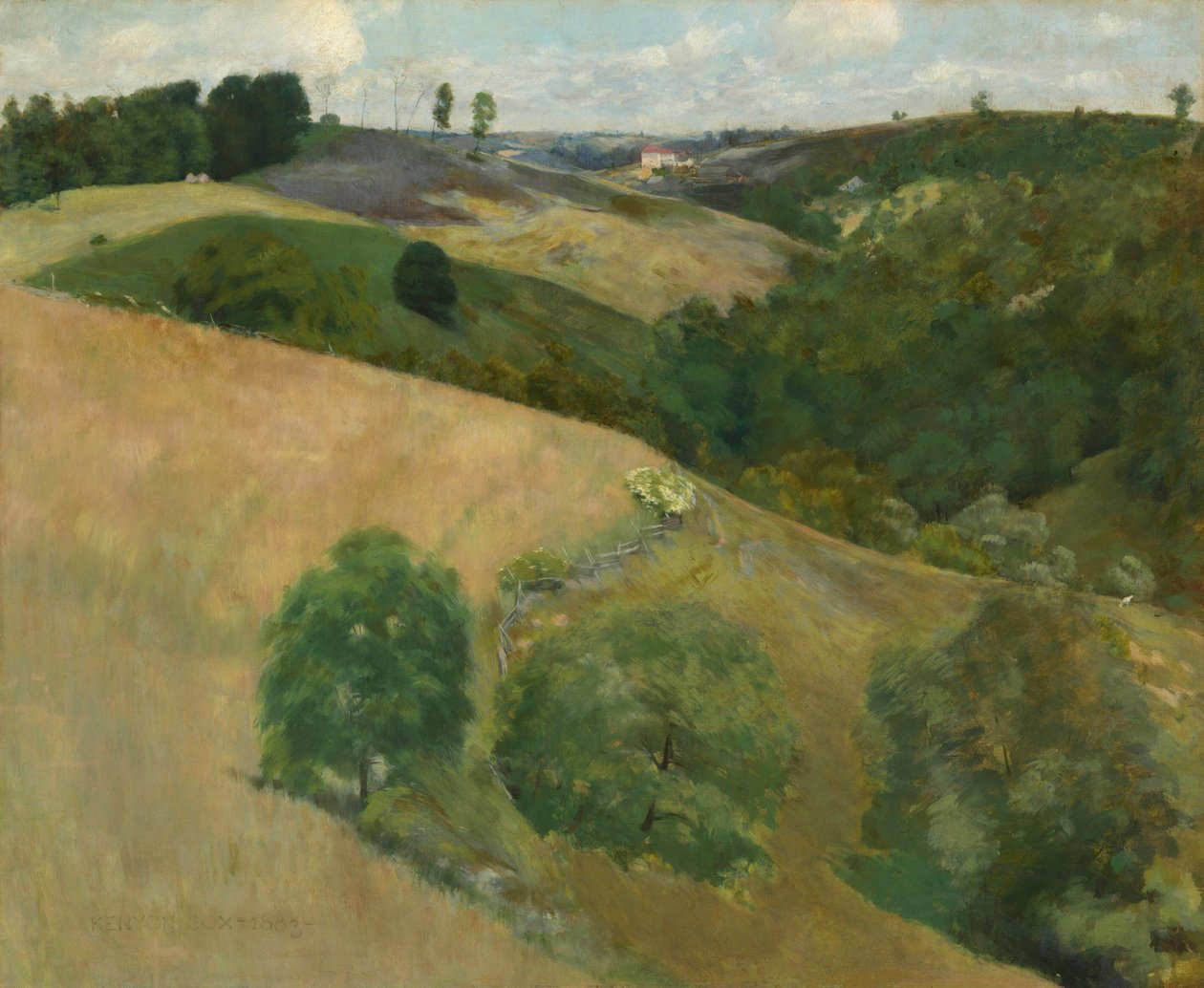 Fliegende Schatten von Kenyon Cox