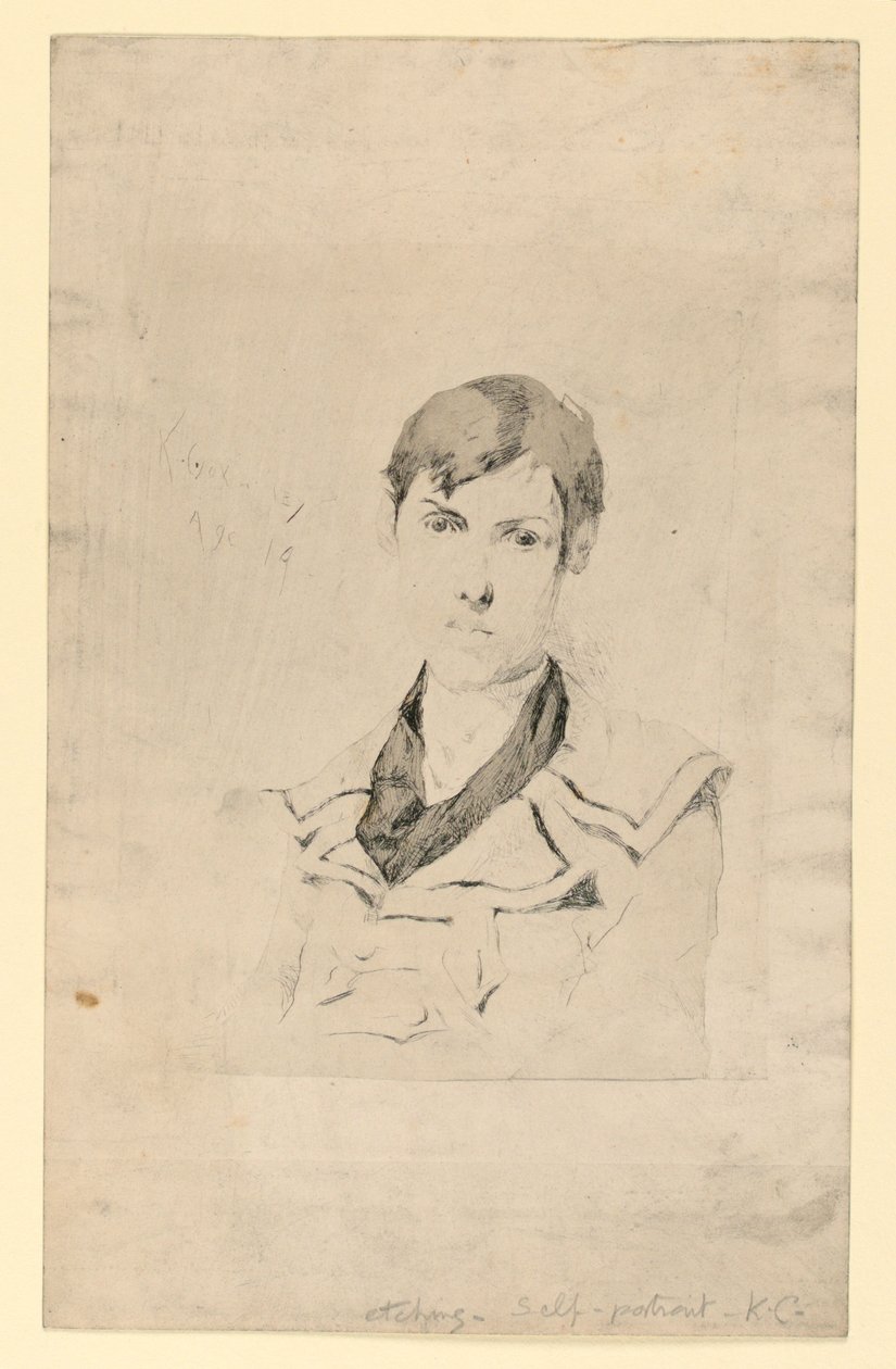 Selbstporträt von Kenyon Cox