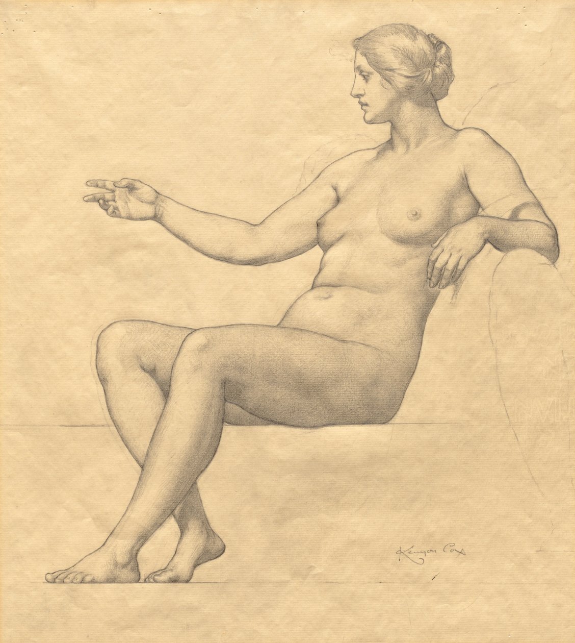 Skizze von Kenyon Cox