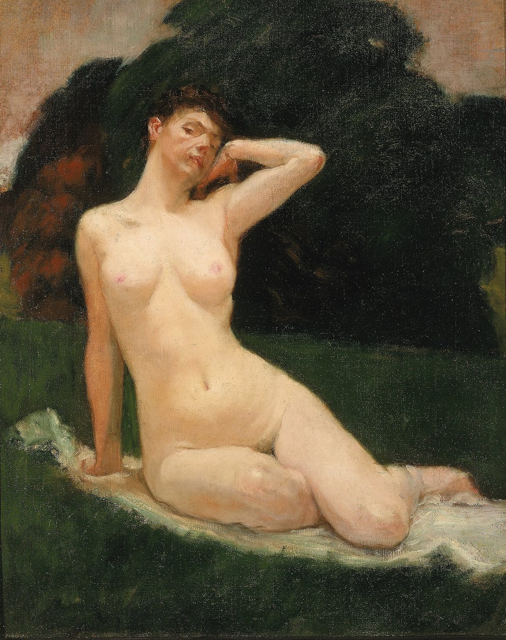Studie für "Abend" von Kenyon Cox