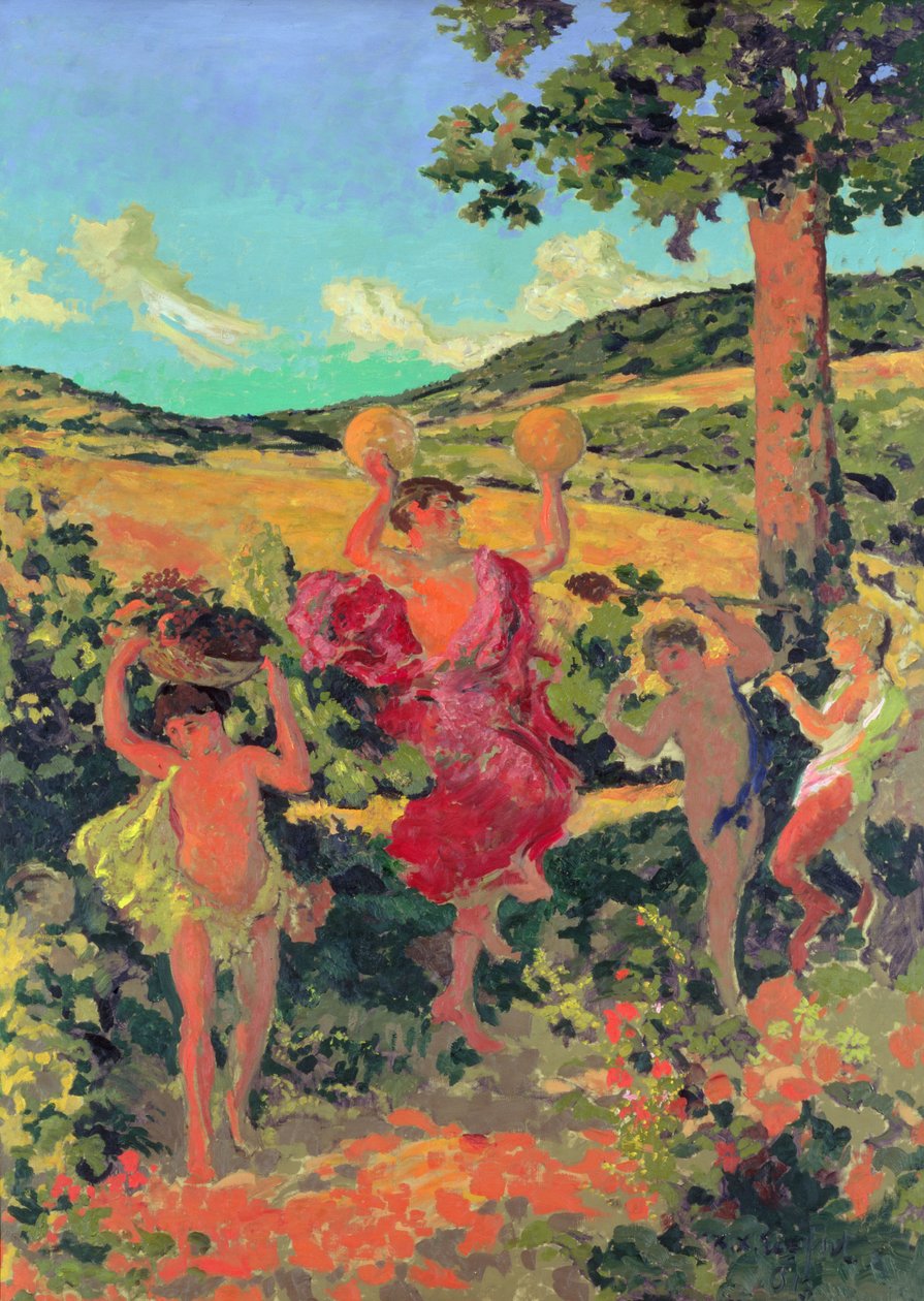 Der Triumph des Bacchus (Fete Champetre), 1911-13 von Ker Xavier Roussel