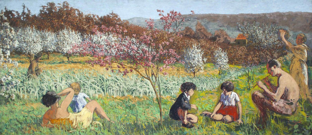 Im Obstgarten von Étang-la-Ville von Ker Xavier Roussel