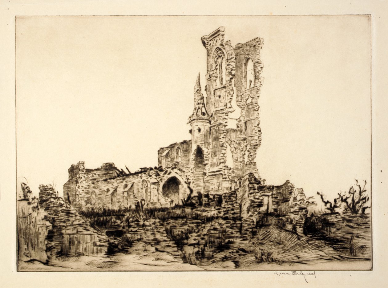 Kirche von Fleurie von Kerr Eby