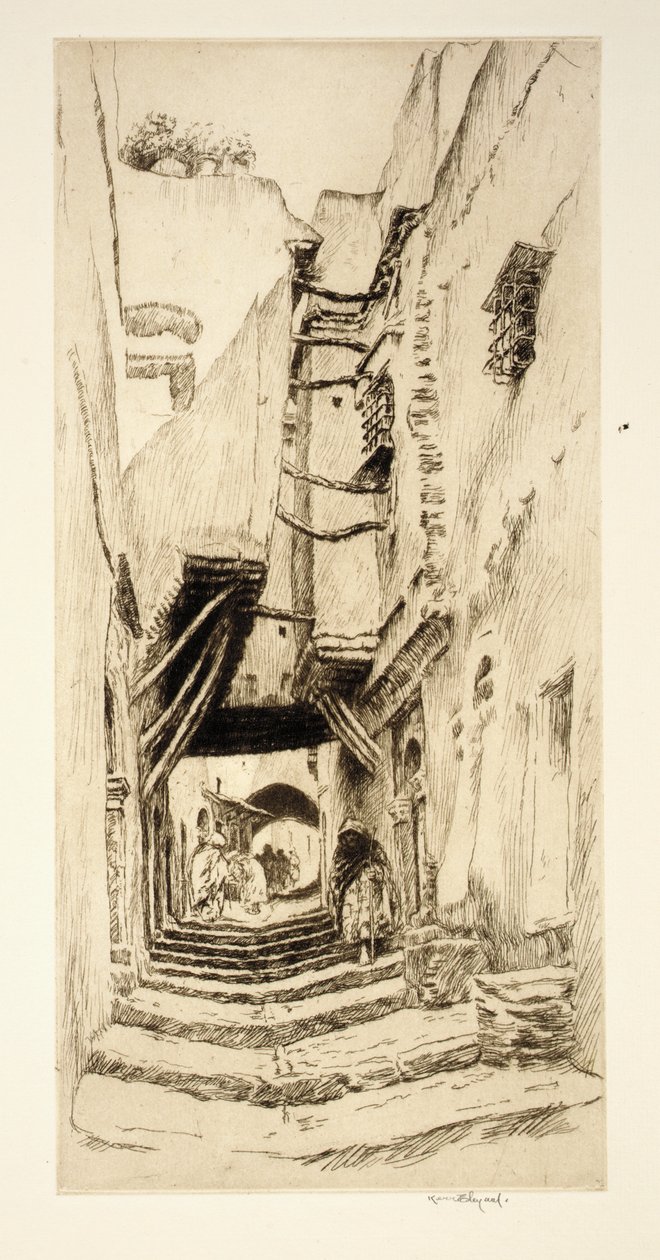 Stufen und Türöffnungen, Algier von Kerr Eby