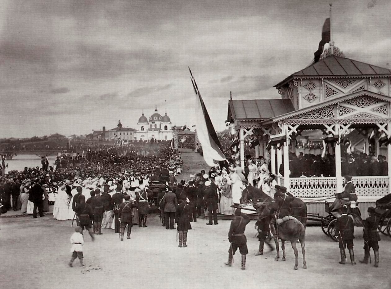 Zarewitsch Nikolaus von Russland in Nowotscherkassk, Russland von Kessler