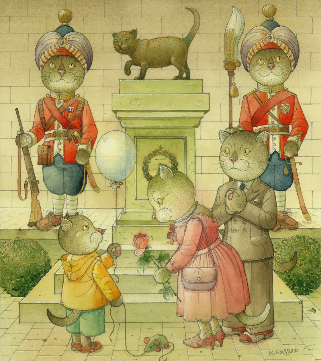 Denkmal für die Katze, 2006 von Kestutis Kasparavicius