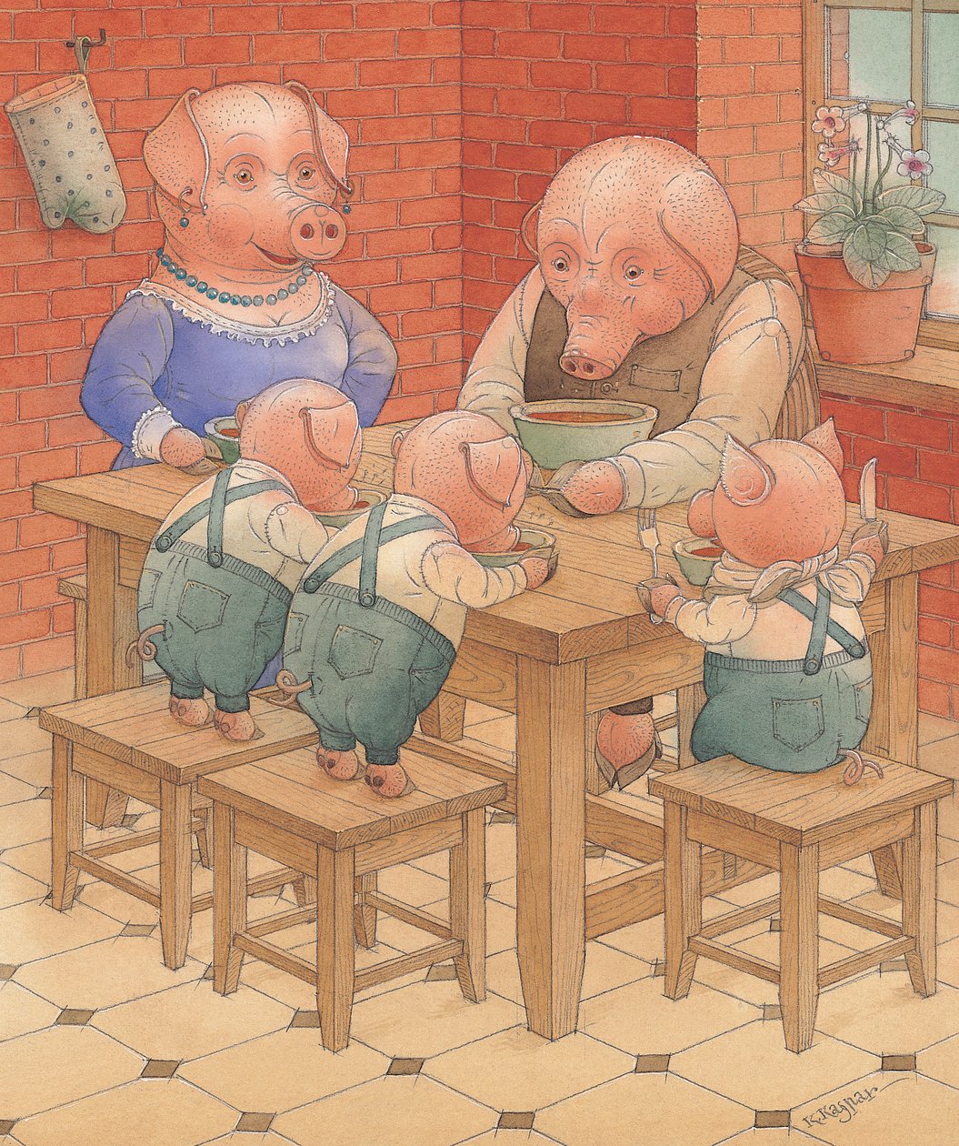 Schweine, 2005 von Kestutis Kasparavicius
