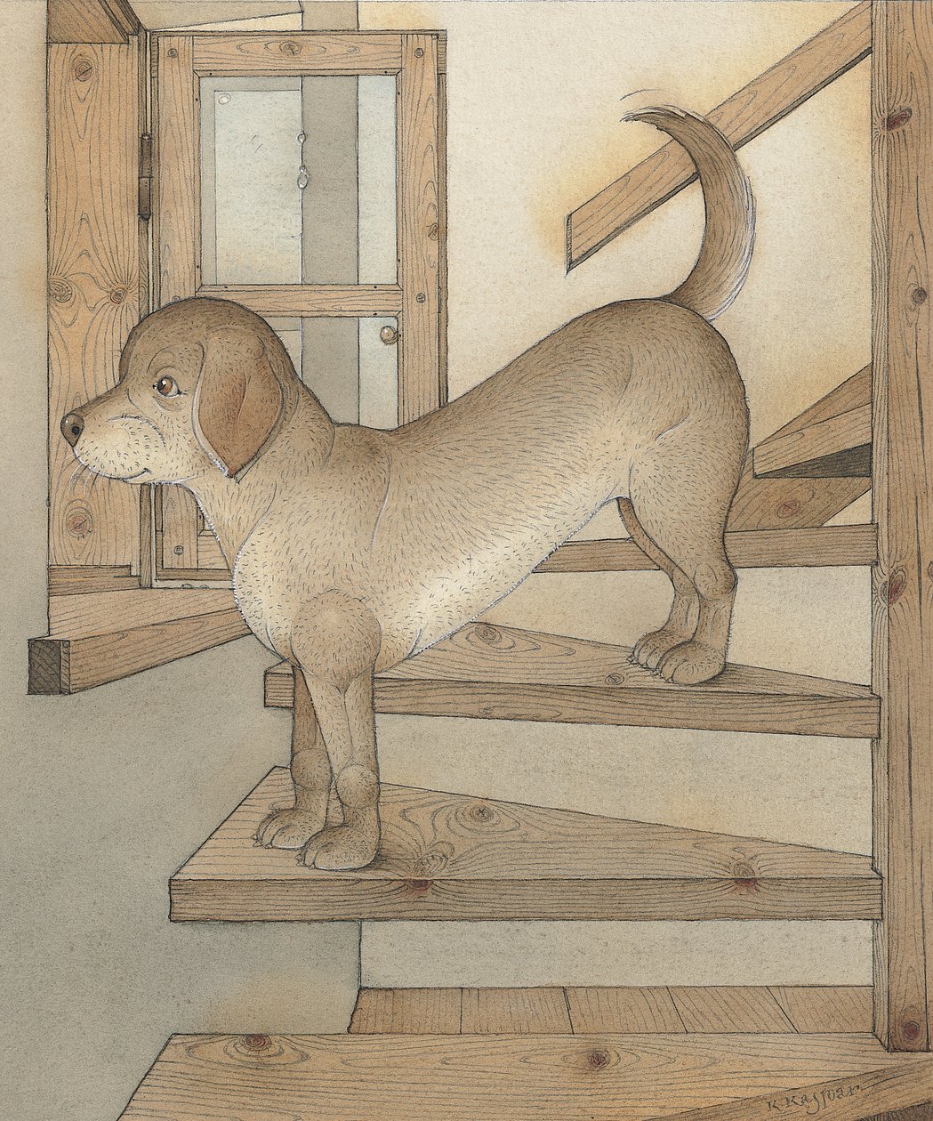 Wachhund, 2003 von Kestutis Kasparavicius