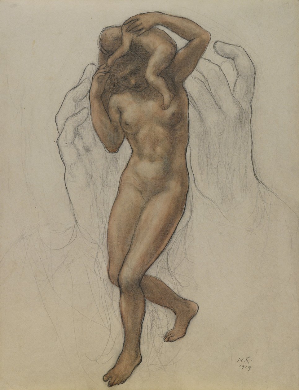 Die Last, 1919 von Khalil Gibran