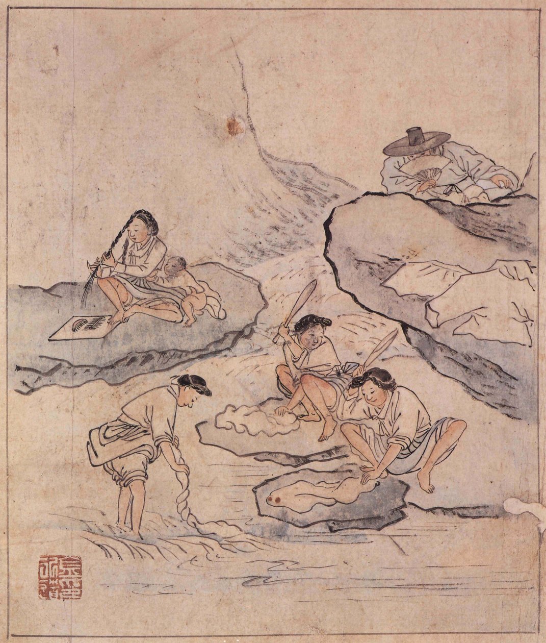 Ein Waschplatz von Kim Hong Do