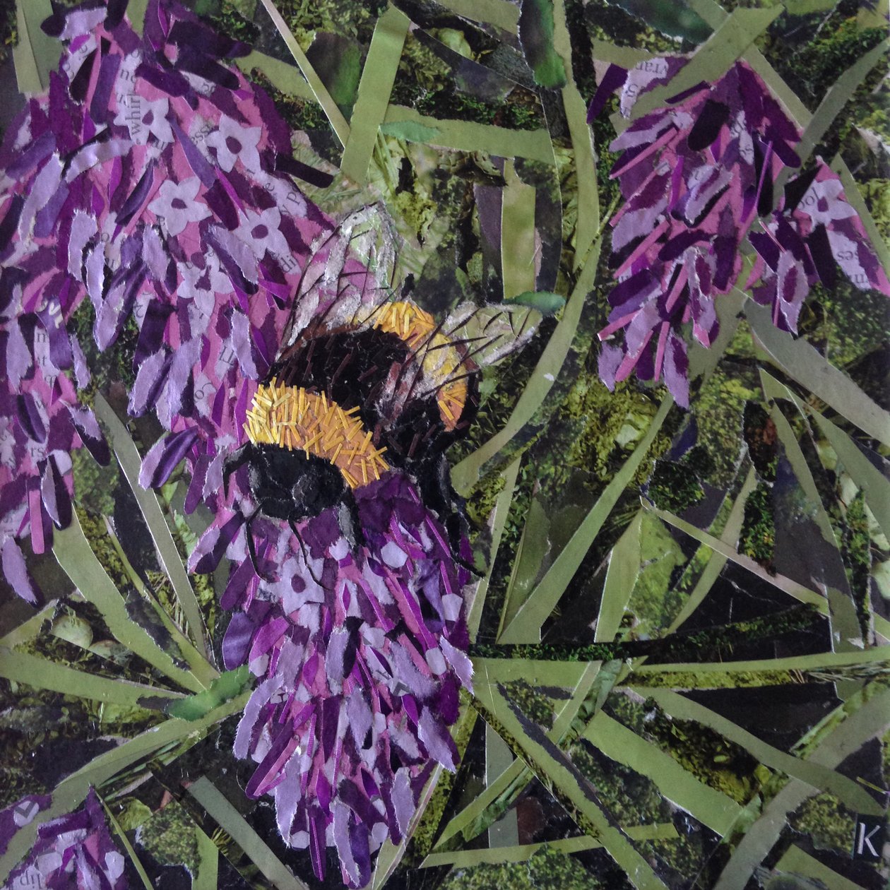 Summen - Hummel auf Lavendel von Kirstie Adamson