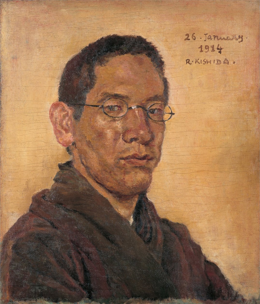 Selbstporträt von Kishida Ryusei von Kishida Ryusei