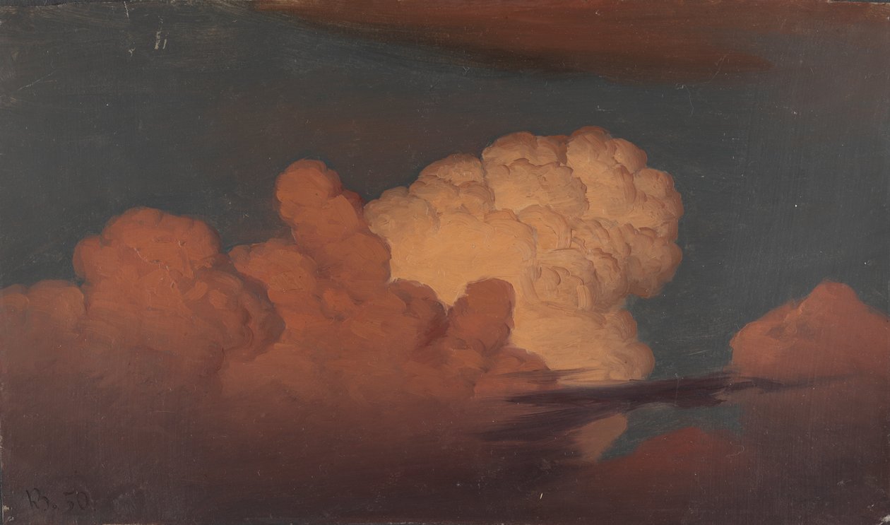 Wolkenstudie von Knud Baade