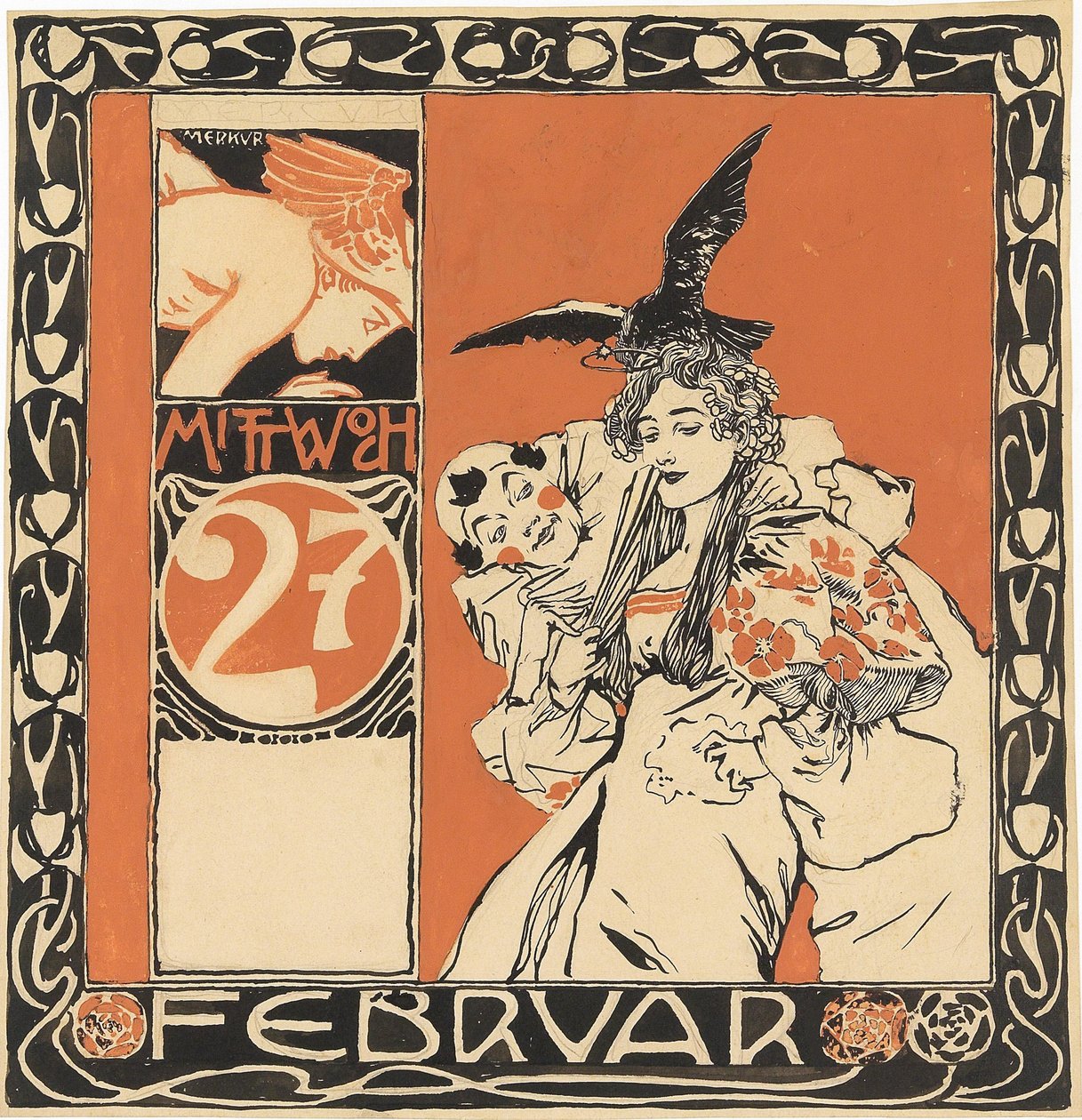 Kalenderblatt: Mittwoch, 27. Februar von Koloman Moser