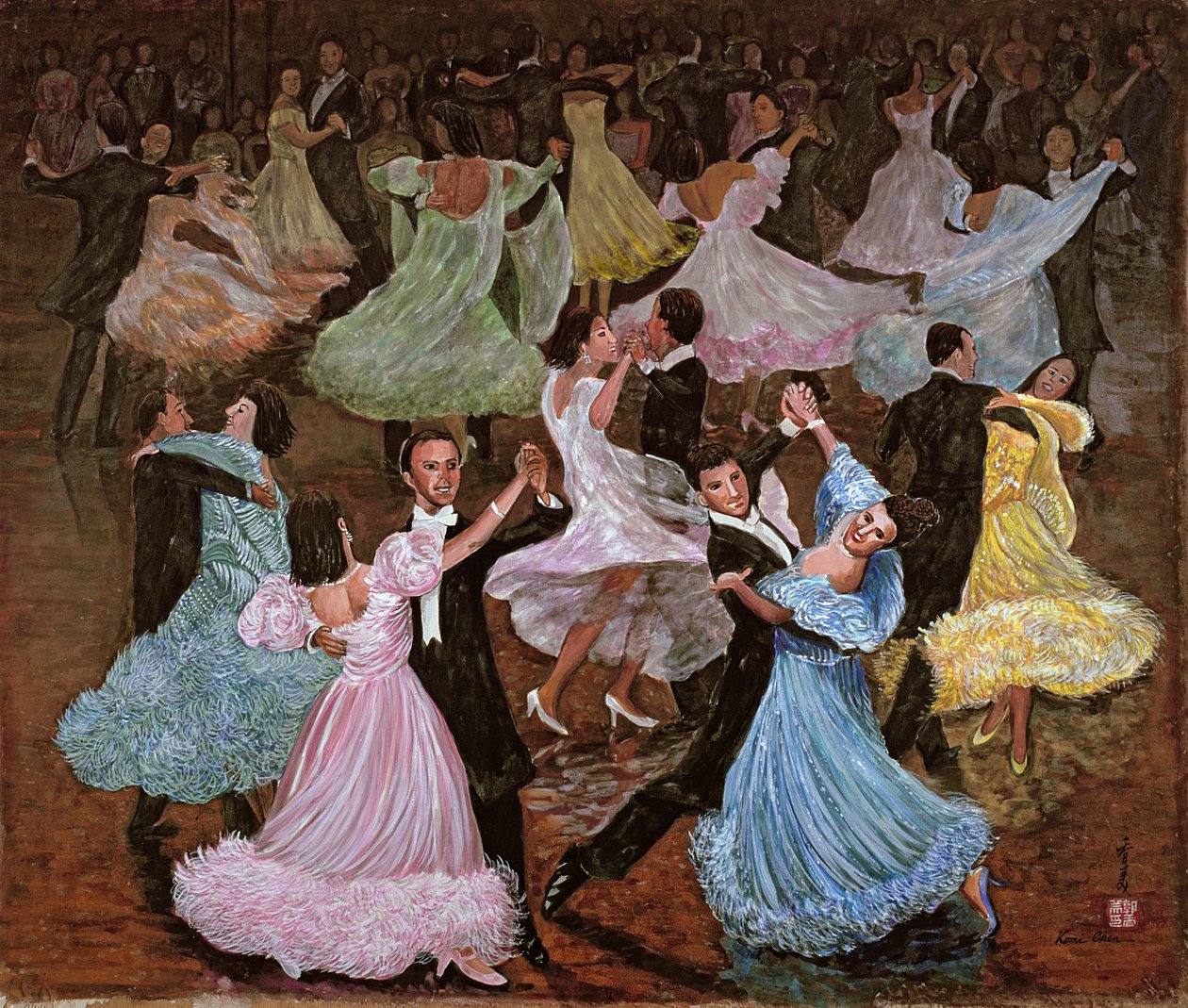Ballsaal-Tanz, 1993 von Komi Chen
