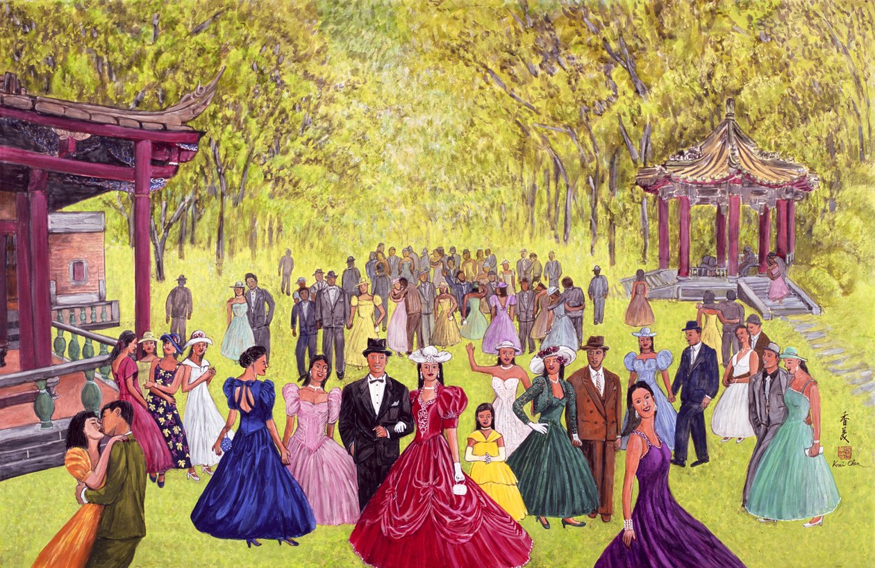 Eleganter Gartenball, 1996 von Komi Chen