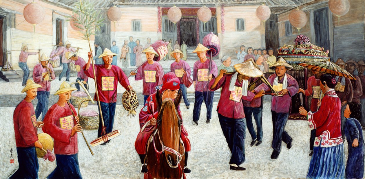 Traditionelle Hochzeit, 1997 von Komi Chen