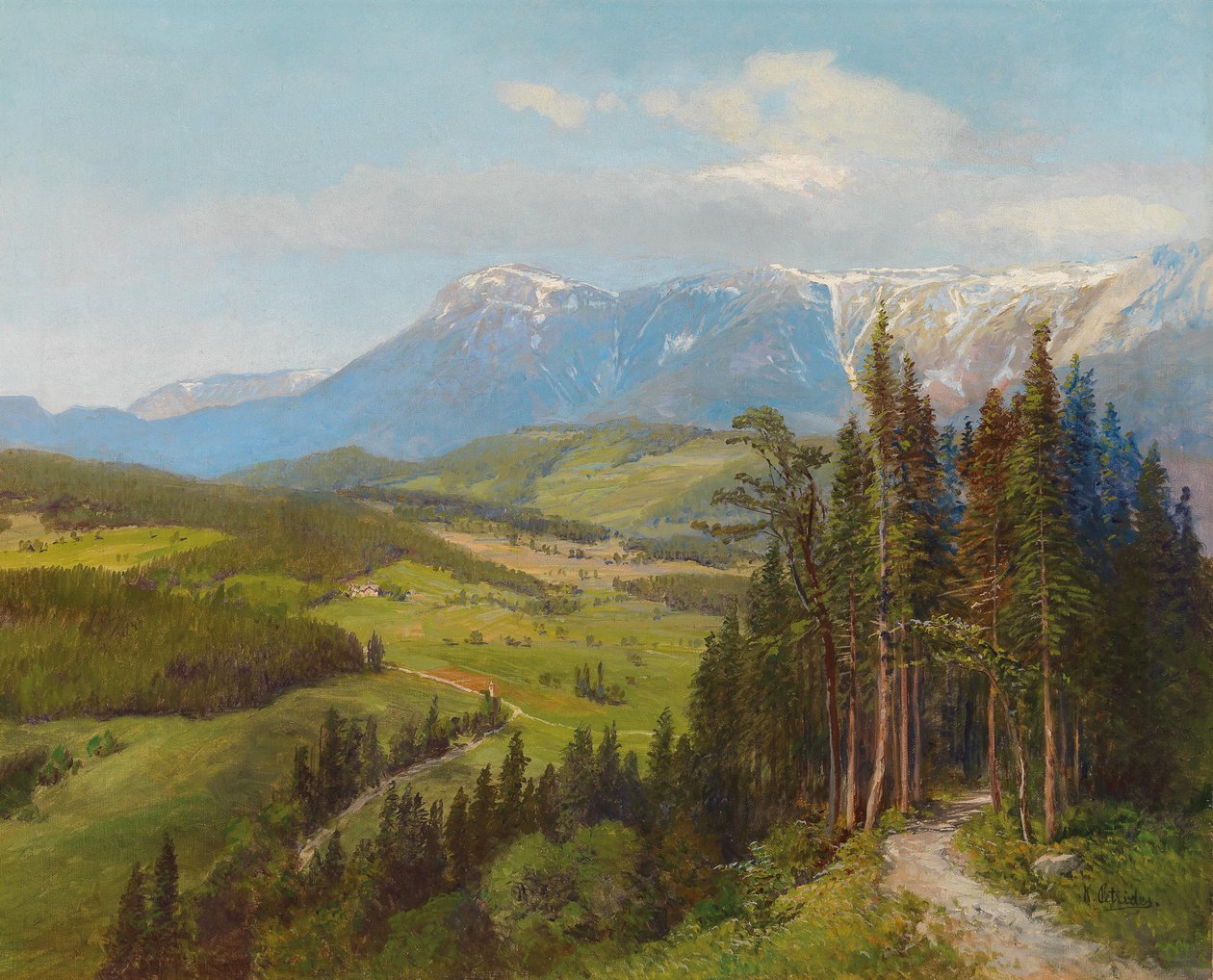 Ansicht der Rax-Region von Konrad Petrides