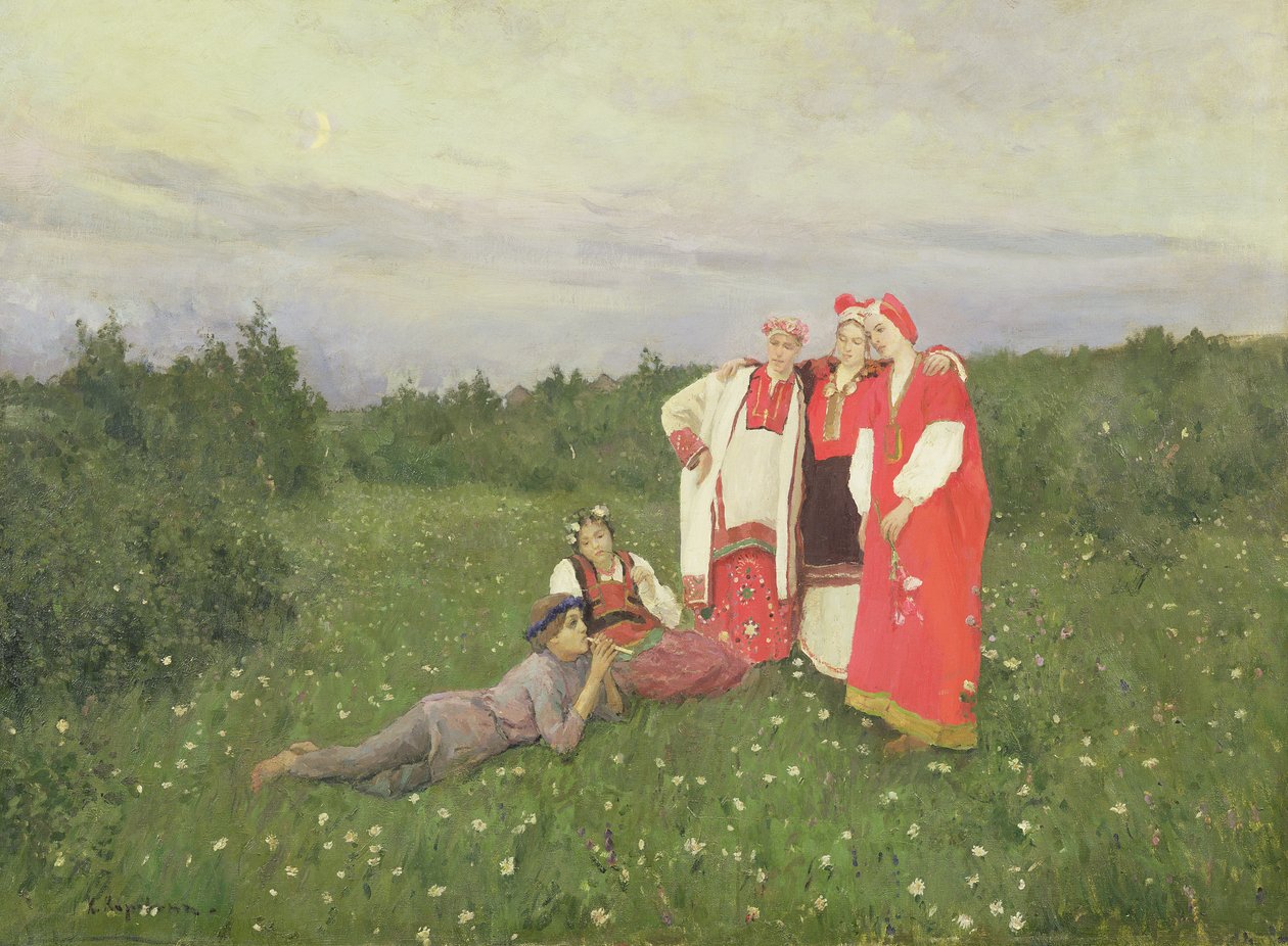 Nordisches Idyll, 1886 von Konstantin Alekseevich Korovin