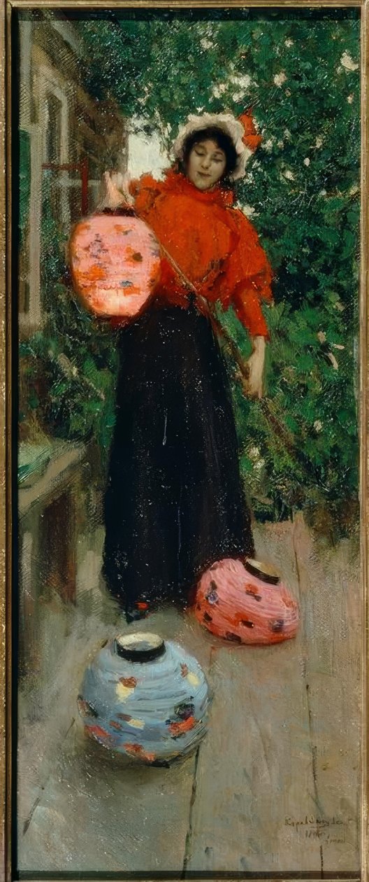 Lampions von Konstantin Alekseevich Korovin